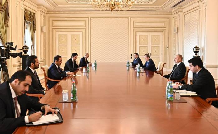 Ильхам Алиев принял вице-премьера Катара