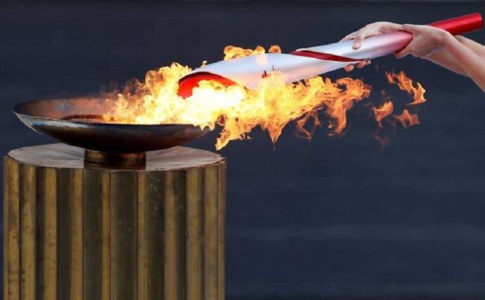 Олимпийский огонь прибыл в Пекин - ВИДЕО 