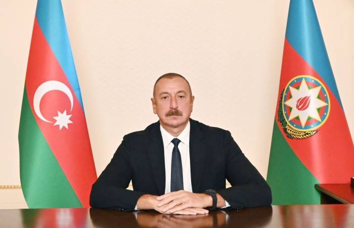 Президент Азербайджана на открытии подстанции "Джебраил"