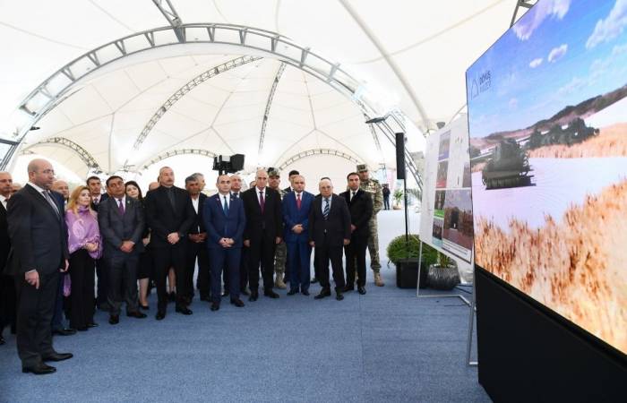 Ильхаму Алиеву представлен план развития города Джебраил - ФОТО