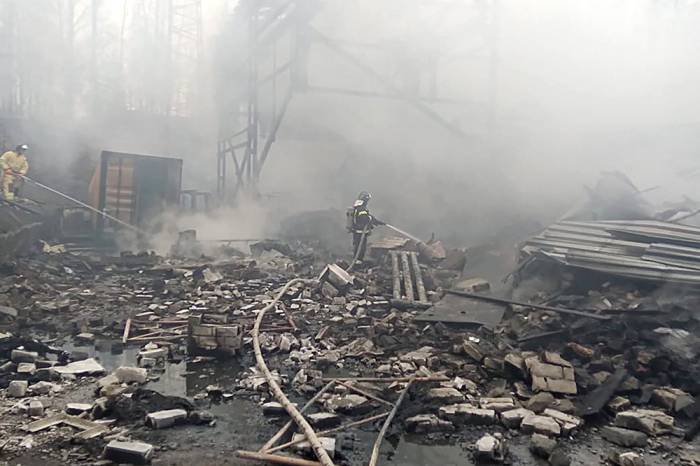 Пожар на пороховом заводе под Рязанью: 7 человек погибли
