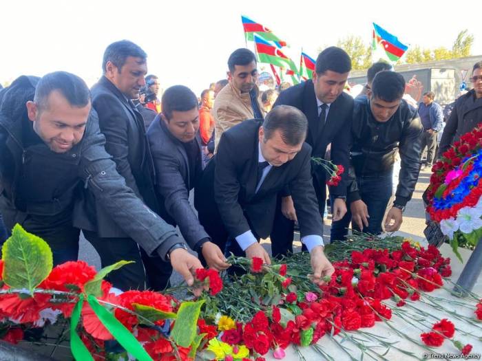 В Барде почтили память жертв армянского террора - ФОТО