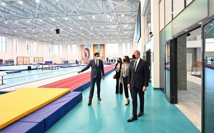 Президент ознакомился с новым зданием Национальной гимнастической арены - ОБНОВЛЕНО