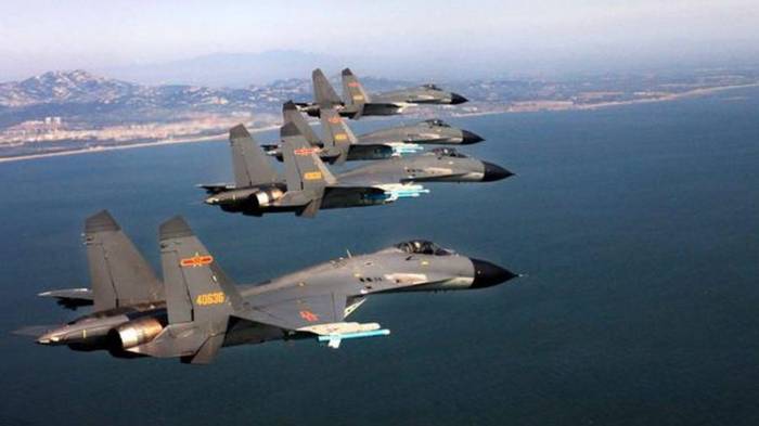 ВВС Китая направили к берегам Тайваня 38 самолетов

