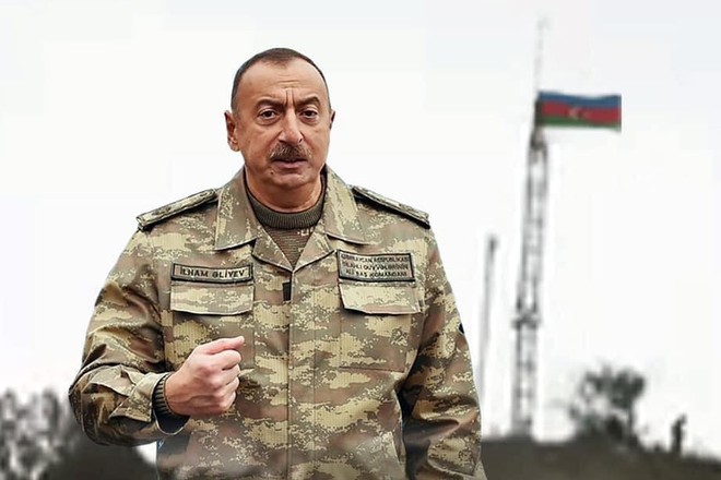 Президент Азербайджана выступил перед военнослужащими в Шуше