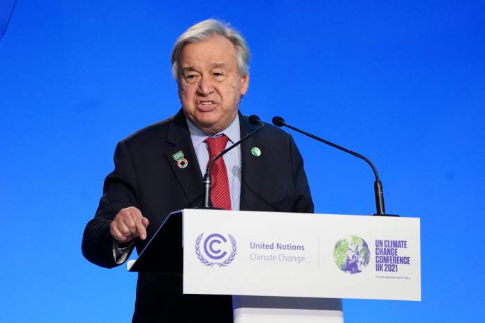 Генсек ООН назвал принятые меры по итогам климатической конференции в Глазго недостаточными