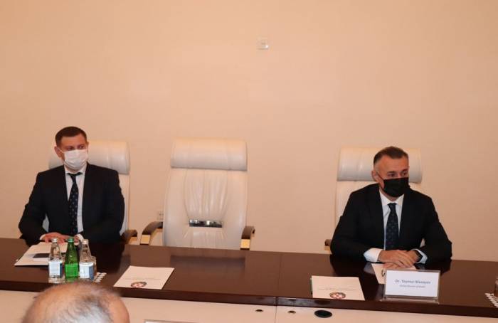 Теймур Мусаев принял представителей офиса ВОЗ в Азербайджане