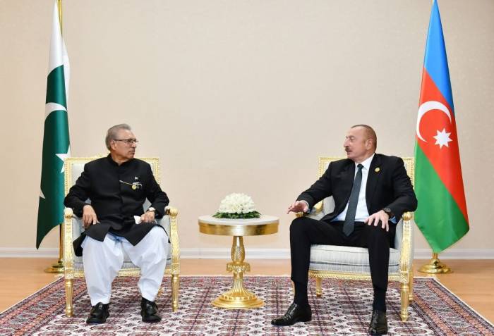 Ильхам Алиев встретился с Президентом Пакистана 