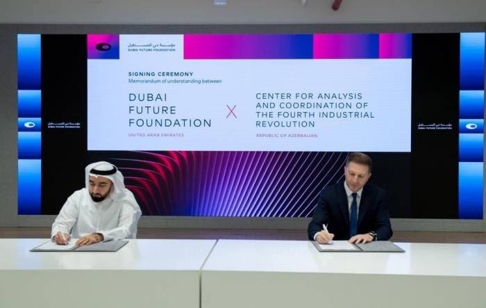Азербайджан и "Dubai Future Foundation” подписали меморандум - ФОТО