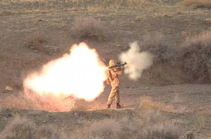 Азербайджанская армия провела в Нахчыване тактические учения с боевой стрельбой
