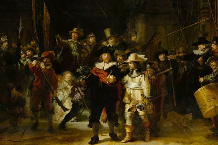 Найден эскиз «Ночного дозора» Рембрандта в музее Амстердама Рейксмюсеум
