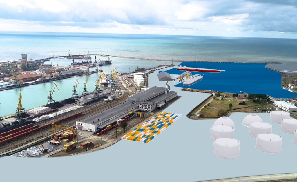 В Грузии открыли новый морской порт, построенный при поддержке США