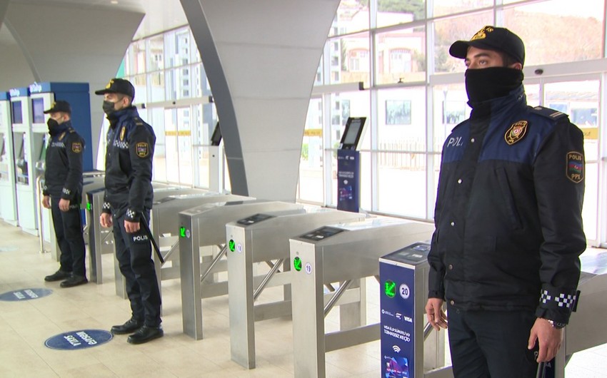МВД: Проведен рейд в поезде Баку-Сумгайыт, около 20 пассажиров оштрафованы