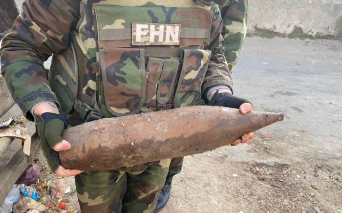 На Абшероне обнаружены минные и артиллерийские снаряды
