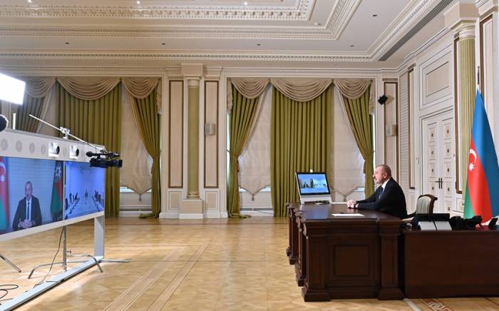 Президент Азербайджана и председатель парламента Черногории провели встречу в видеоформате
