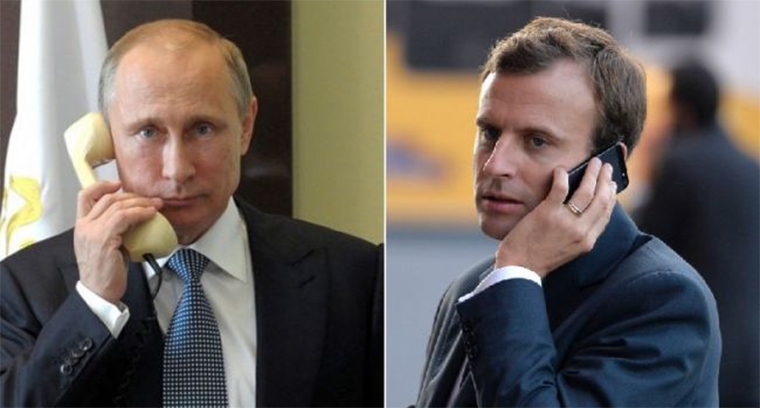 Путин и Макрон обсудили по телефону вопрос гарантий безопасности
