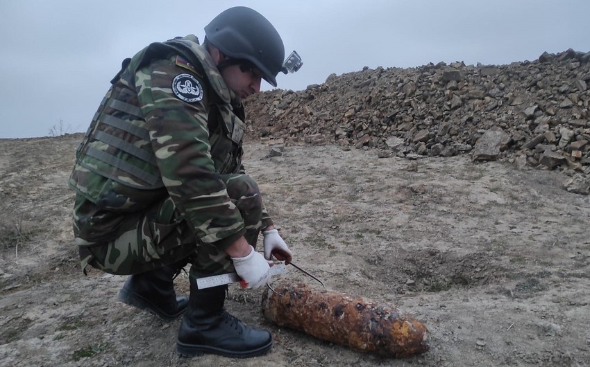 На Абшероне обнаружен снаряд