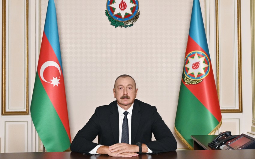 Президент Азербайджана поздравил германского коллегу
