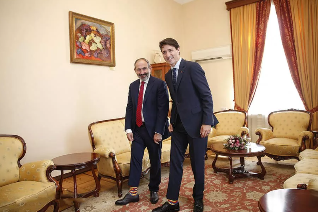 Премьер Канады Трюдо и Пашинян провели переговоры
