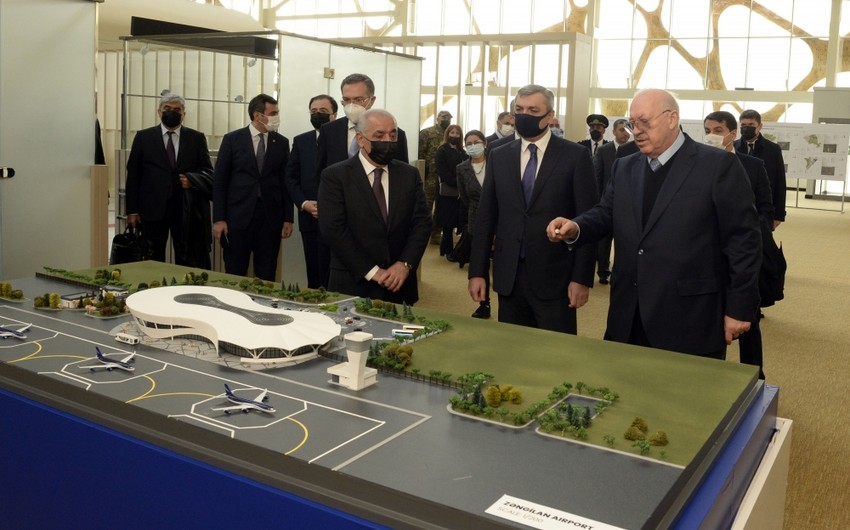 Премьер-министр и руководитель Администрации президента ознакомилась с аэропортом в Физули
