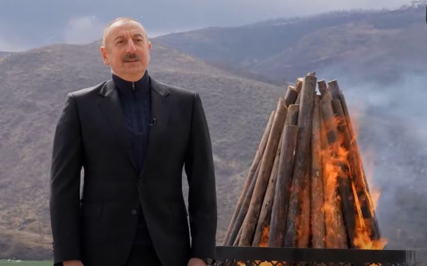 Ильхам Алиев: Второй раз после нашей исторической победы мы отмечаем Новруз в родном Карабахе
