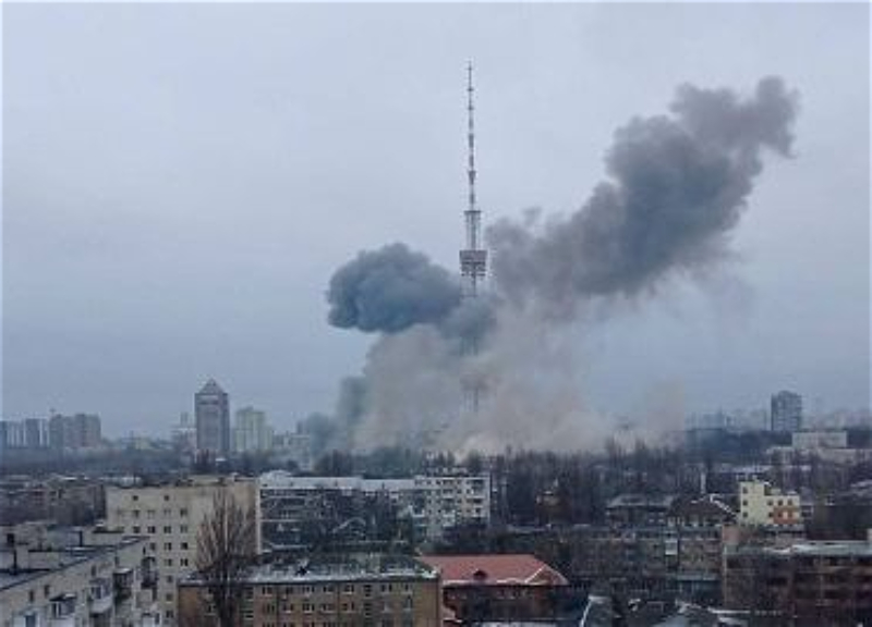 В результате удара российских войск по Киевской телебашне погибли пять человек