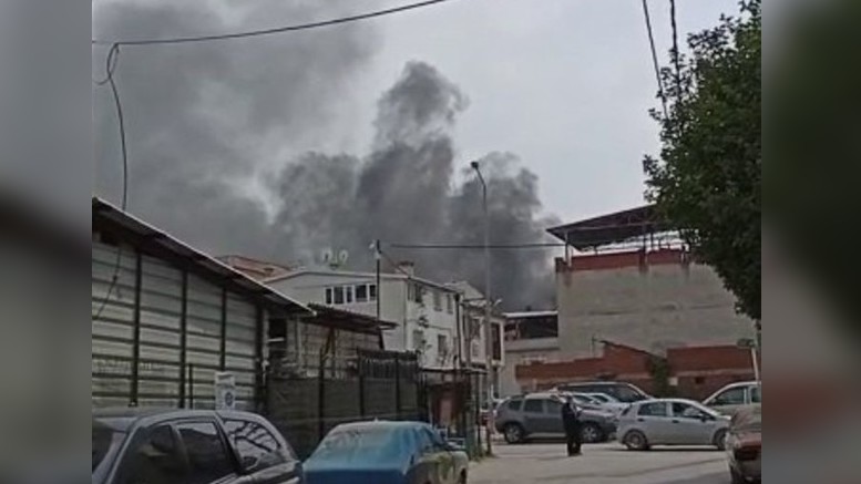 На турецкий город Бурса упал самолет, есть погибшие
