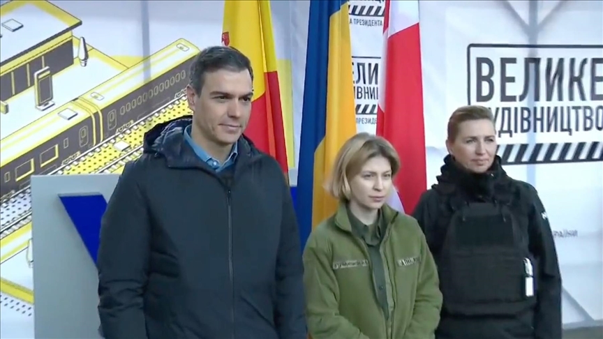 Премьер-министры Испании и Дании прибыли в Киев
