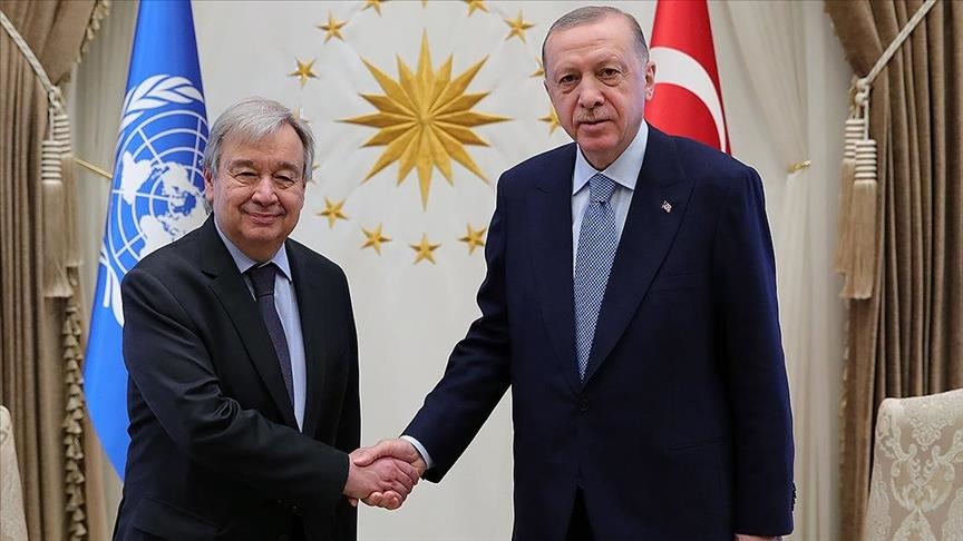 Президент Турции и генсек ООН провели переговоры в Анкаре
