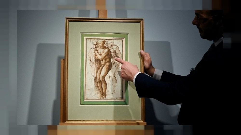 Редкий рисунок Микеланджело продан на аукционе за 23 млн евро
