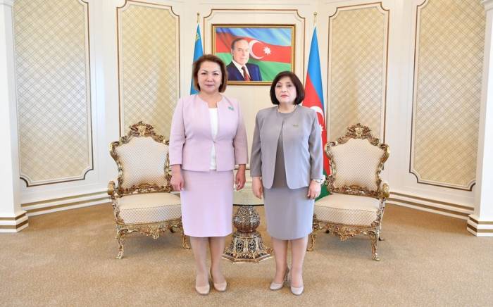 Сахиба Гафарова встретилась с заместителем председателя Мажилиса Парламента Казахстана

