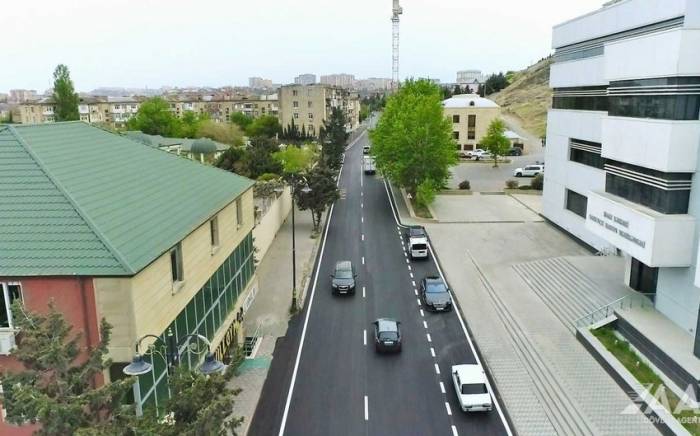 В поселке Бакиханова капитально отремонтирована улица протяженностью 1 500 метров

