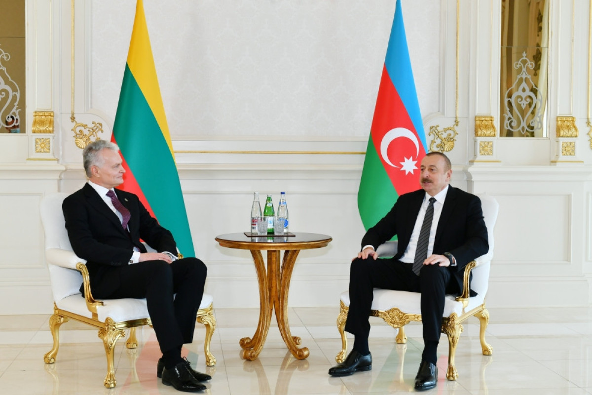 Президент Азербайджана: Мы удовлетворены уровнем сотрудничества с Литвой
