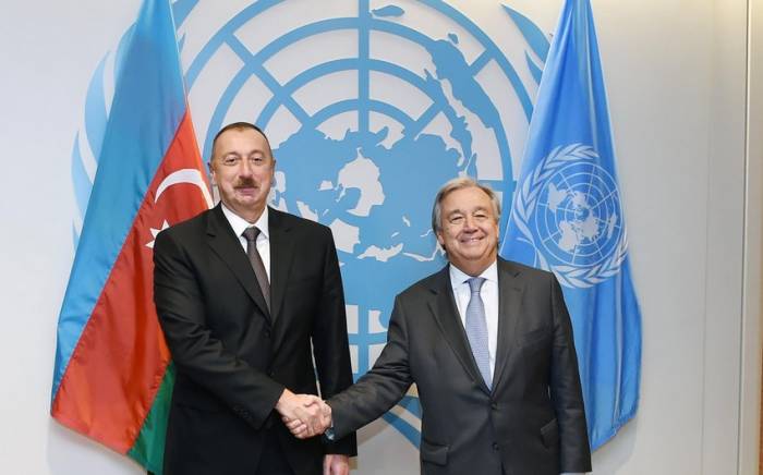 Генсек ООН поздравил Ильхама Алиева с Днем Независимости
