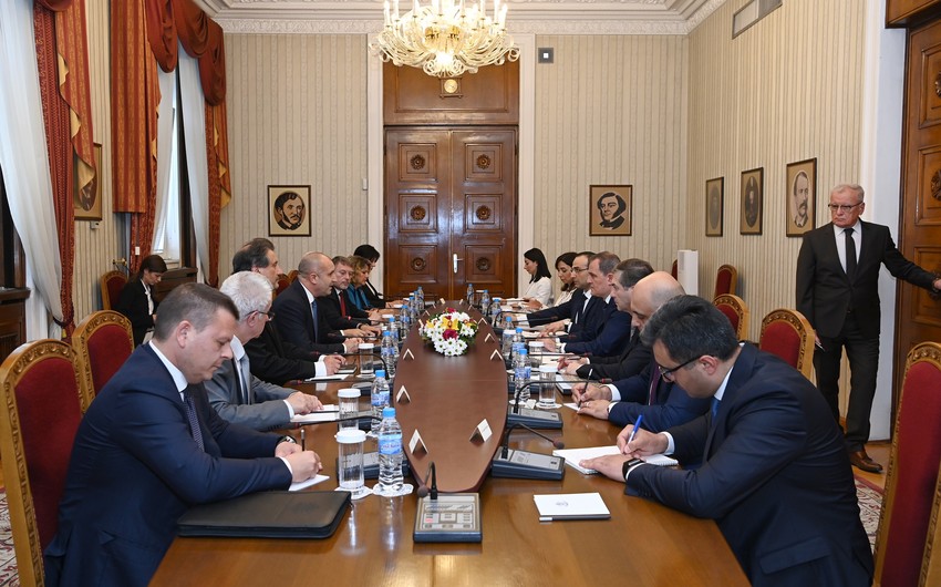 Джейхун Байрамов встретился с президентом Болгарии
