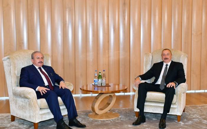 Ильхам Алиев принял председателя Великого национального собрания Турции
