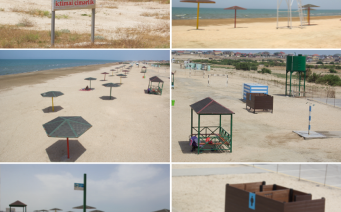 Общественные пляжи в Баку готовы к летнему сезону -ФОТО
