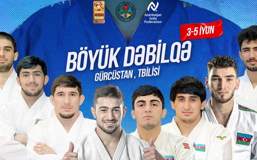 Шесть дзюдоистов Азербайджана вступают в борьбу
