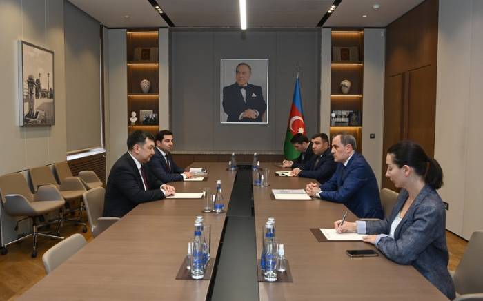 Джейхун Байрамов встретился с главой Международной тюркской академии -ФОТО
