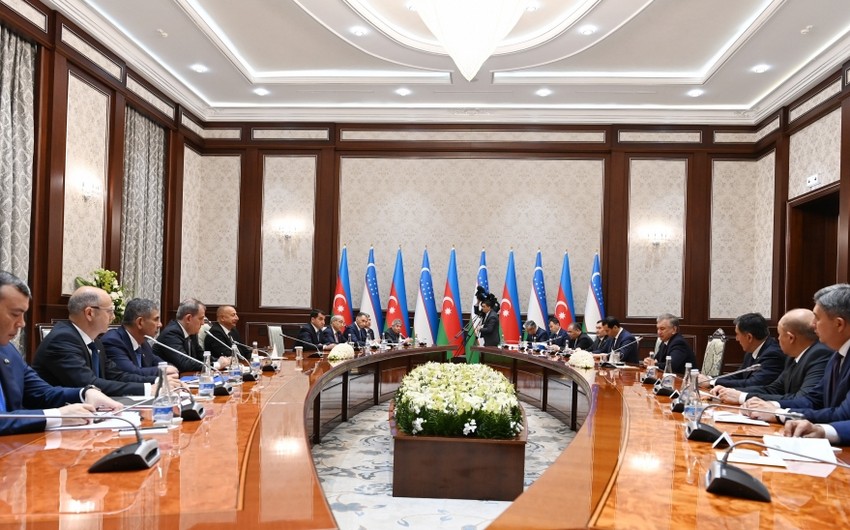 Ильхам Алиев: Азербайджан и Узбекистан действительно сотрудничают как друзья