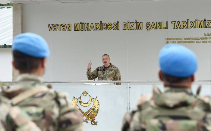 Ильхам Алиев: По всей границе созданы воинские части
