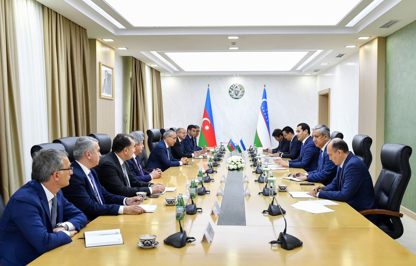 Микаил Джаббаров встретился с заместителем премьер-министра Узбекистана -ФОТО
