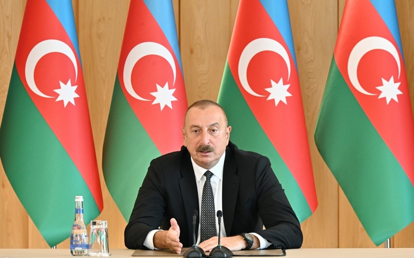 Президент Азербайджана: У нас есть такой огромный источник энергии, как Каспийское море
