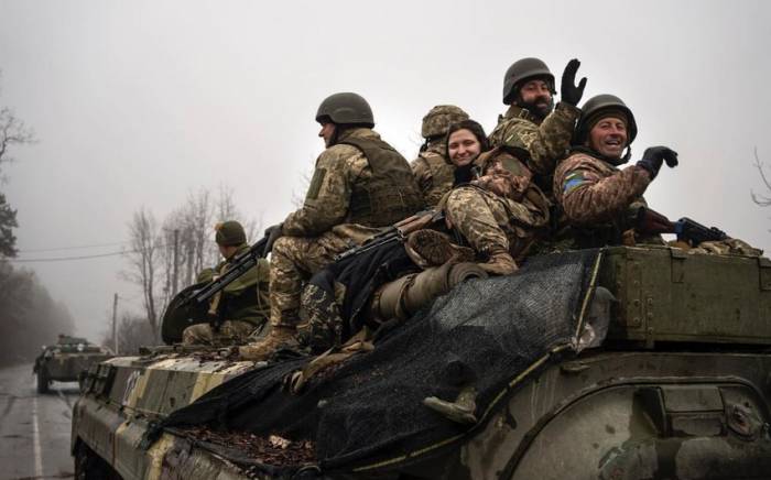 Украинские военные освободили Андреевку
