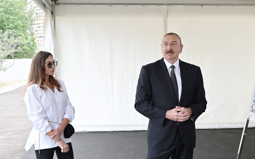 Ильхам Алиев и Мехрибан Алиева встретились со спортсменами, показавшими хорошие результаты на Исламиаде