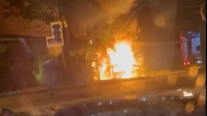 Момент взрыва автомобиля Дарьи Дугиной попал на -ВИДЕО
