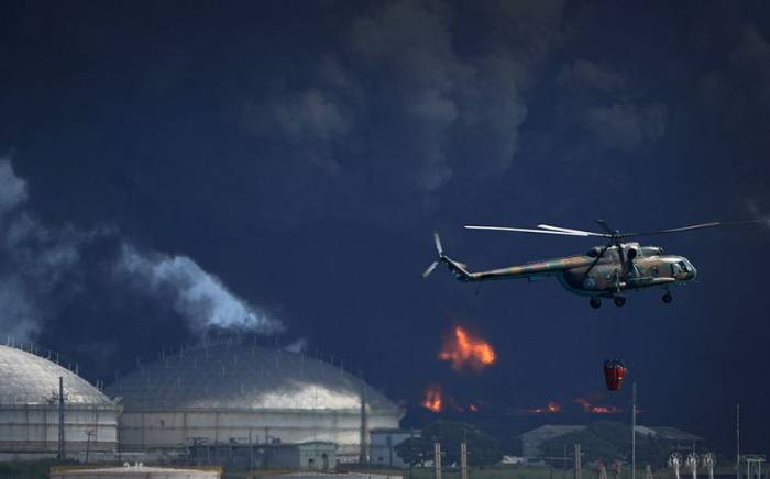 На Кубе пожар на нефтехранилище локализовали после четырех суток тушения
