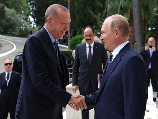 Путин и Эрдоган договорились о частичной оплате газа в рублях
