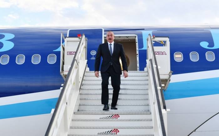 Президент Азербайджана Ильхам Алиев прибыл с рабочим визитом в Италию -ФОТО
