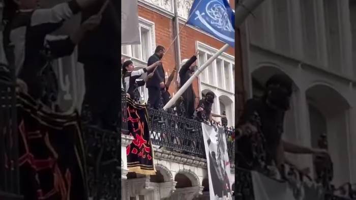 Религиозные радикалы захватили посольство Азербайджана в Лондоне -ВИДЕО